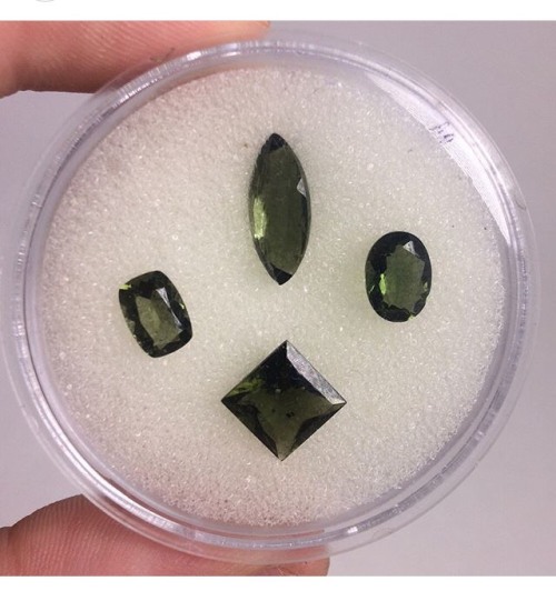 Assorted Moldavite Gemstones, Czech Republic, cut for InnerVision CrystalsClick Here to See More Cry