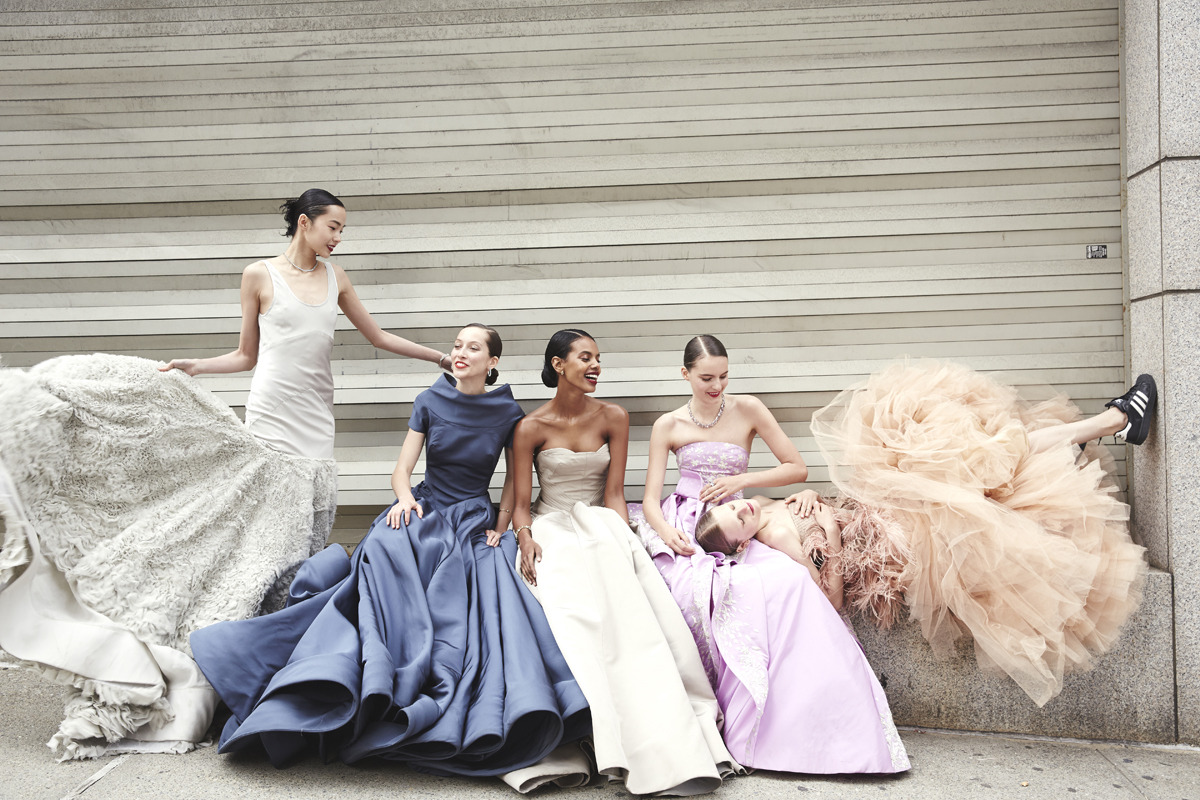 abigaildonaldson:  Xiao Wen Ju (in Jason Wu), Alana Zimmer (in Zac Posen), Grace