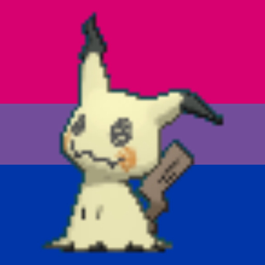 Fun With Colours - BLM — for flag icons, bi shiny mimikyu and ace shiny
