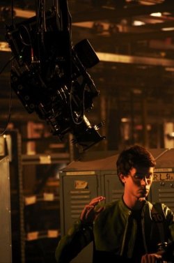 ryankelleyonline:  Ryan Kelley in “Ben 10: Alien Swarm” - Behind the Scenes 