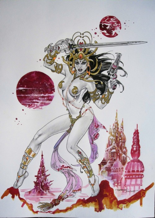 Sex imthenic:  Dejah Thoris commission by Esteban pictures