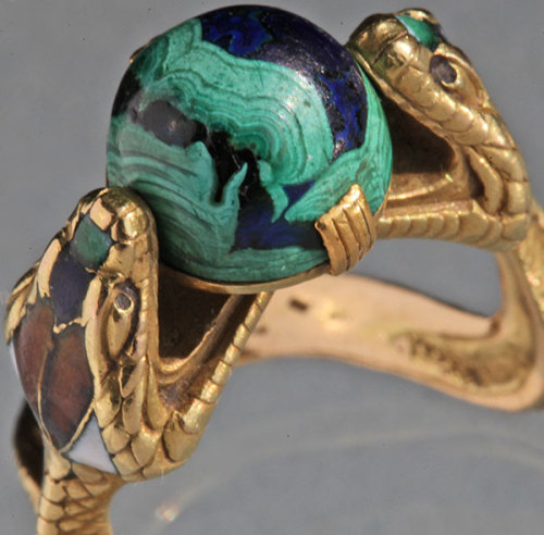 stonelionhearts:Symbolist Serpent Ring // Charles Boutet de Monvel 1855-1913 (x)