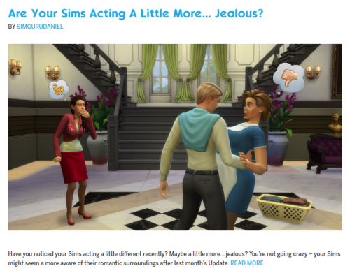 The Sims 4 Jealousy Overhaul“We’re always working on improving The Sims 4, from fixing issues to add