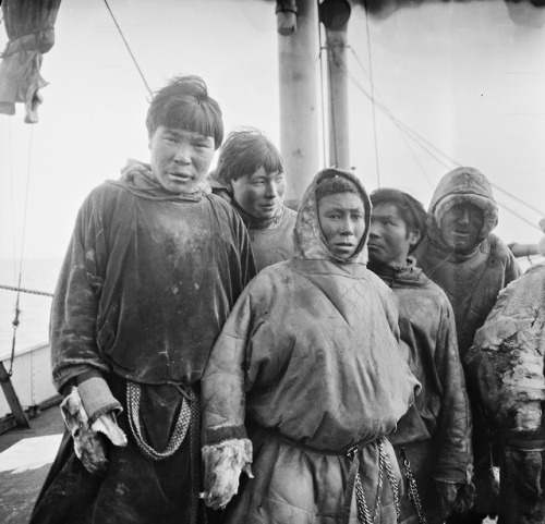 Nenets people from Obdorsk district visiting aboard the “Correct” (August - October, 191