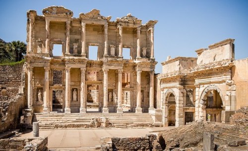 via-appia:Library of Celsus, Ephesus, Anatolia, Turkey. Third largest library in the ancient world, 