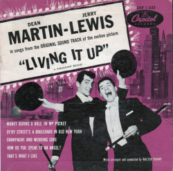 oldshowbiz:  Martin and Lewis, 10-inch Soundtrack