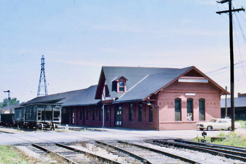 Baltimore and Ohio Station, Zanesville, Ohio, 1969.