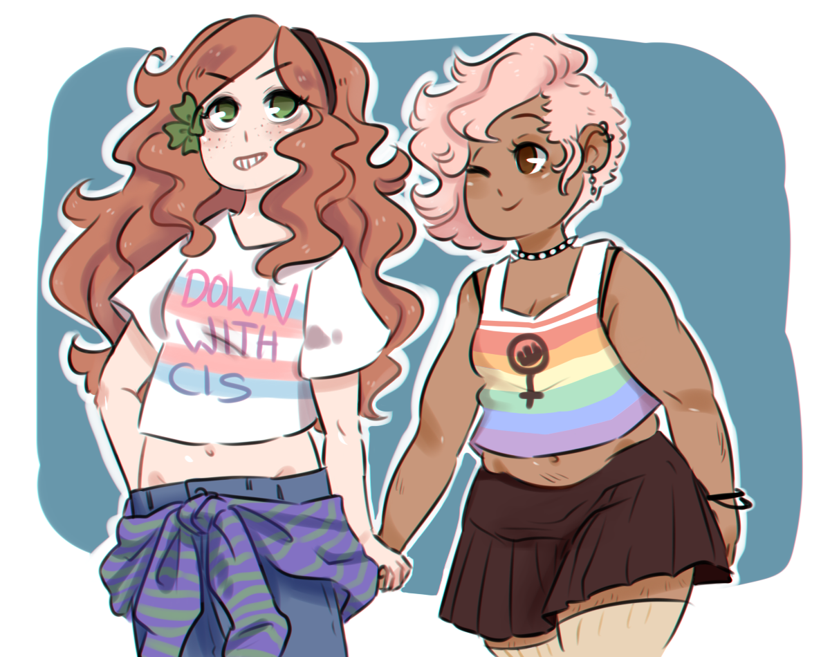 communistsylveon:    vivian james is a trans lesbian babe and shes in love with a
