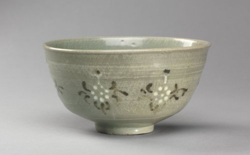 cma-korean-art: Bowl with Chrysanthemum Design, 1200s, Cleveland Museum of Art: Korean ArtSize: Over