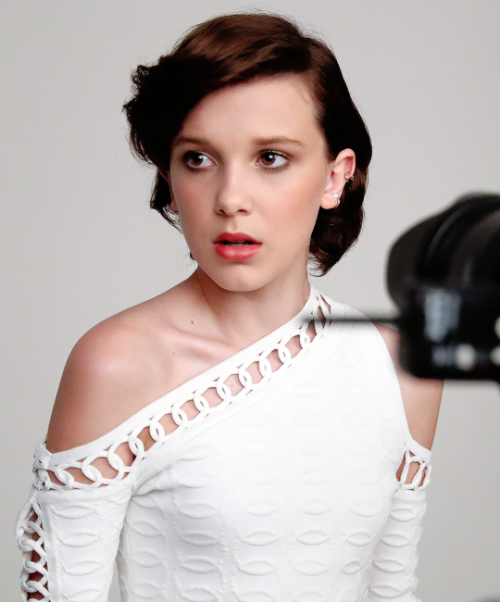 fionagoddess:Millie Bobby Brown photographed by Chelsea Lauren .