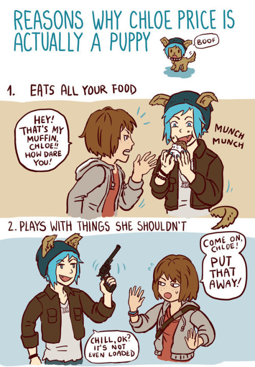 ✧･ﾟ: *✧ Reasons Why Chloe Price is Actually a Puppy ✧ *:･ﾟ✧♡ Characters ♡ : Max Caulfield ♥ C