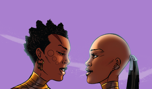 elektrawanda:LGBTincomics’ Pride Month Challenge | Week 2: Characters of Color Ayo / Aneka + Heart