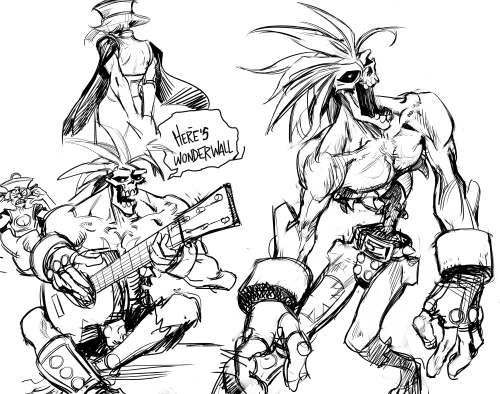 Darkstalkers sketches