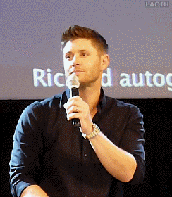 laoih:  Jensen Ackles - Jus In Bello 5, 2014 [x]  HE&rsquo;S JUST SO DREAMY I