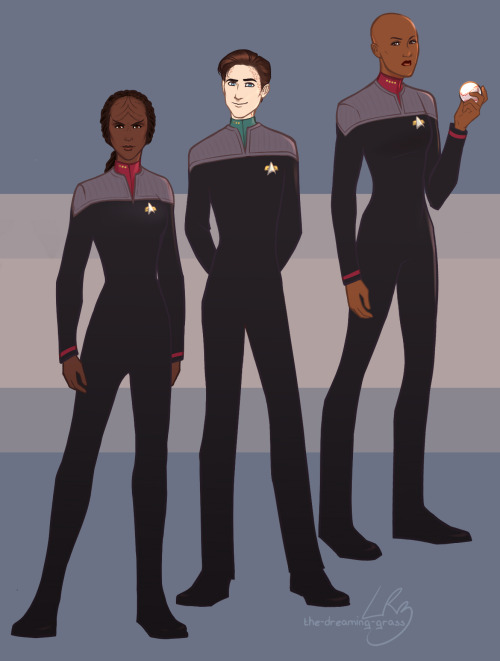 Guess what, Niners? Here we go. MeetChief Molly O'BrienDr. Juliet BashirLt. Cmdr. WorfLt. Cmdr. Jadz