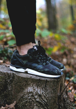 unstablefragments:  adidas ZX Flux ‘Camo’ by the upper club Buy it @ allikestore | adidas UK | adidas US | Size? | the upper club