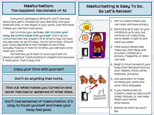 homeschoolinggeek: &ldquo;Masturbation: the Happy Handshake,&rdquo; an informative sex ed pamphlet 