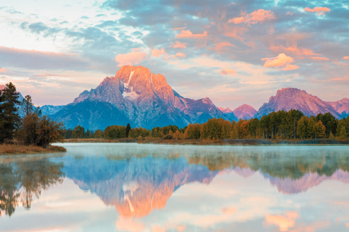 Mount Moran and Oxbow bendThis view is thought to be the most photographed site in Grand Teton Natio