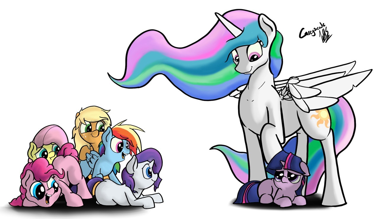 flareflarerp:  Source Go on now twilight, don’t be shy, make friends  HNNNNG SO