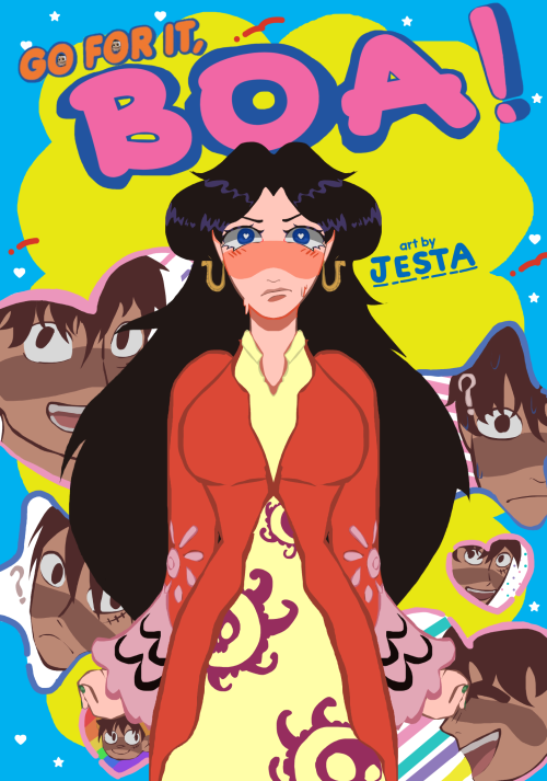 I Drew Boa And Luffy! (This Took Me 5 Days) 