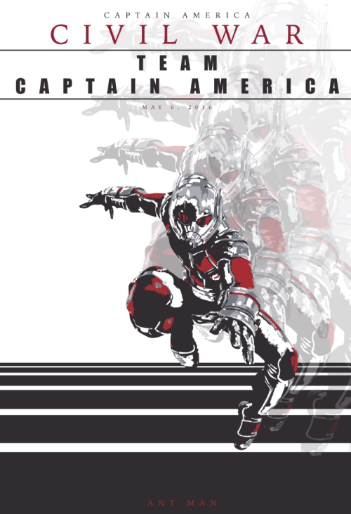 ex0skeletay:Team Captain America by Erik CarrilloTeam Iron Man Here
