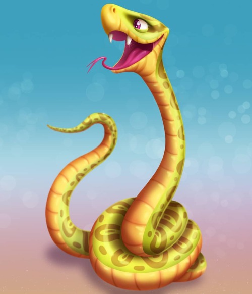 #snake #beast #characterdesign #cartooncharacter #digital2D #cartoon #illustration #digitalart #art #artwork