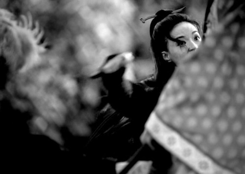 the black and white opening sequence from Hou Hsiao Hsien’s The Assassin (2015), cinematography by M