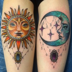 darylwatsontattoo:  Did both of these on the calfs today, really enjoyed them, thank you Gemma! ✌🏻️for bookings email dundee@tattoo-scotland.com 