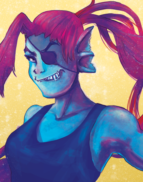 (reuploading because the last one had weird colors???)Anyways, drew Undyne because she’s pretty neat