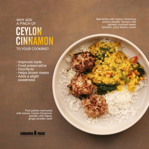 Add Pinch Of Ceylon Cinnamon To You Cooking. It Will Make You A Better Chef.