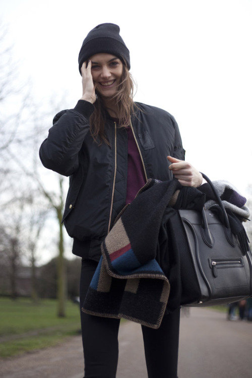 Beanie, bomber, big bag – done. - Topshop Tumblr