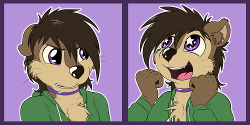 punk-pegasus: Ozzy, an otter of many expressions Get the Telegram pack here  Cuuuute >w< And that last one tho~ ;3