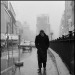 girlwithpearlearring:James Dean walking in New York. These photos were taken on his