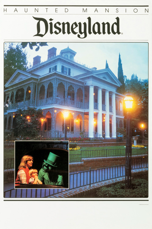 adventurelandia:1982 Disneyland Haunted Mansion poster