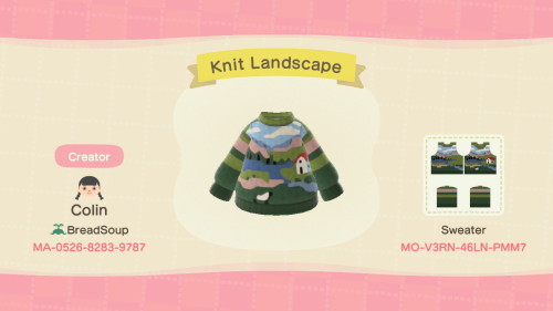 colin-crossing:been wanting a sweater like this for a long time, so I made one in acnh!