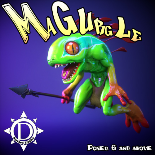 MaGurglegleglelelgaah….  Want a fish frog man in a loin cloth and a spear? Sure you do! Get this wacky creature ready for Poser 6 and up! Check that link for all the info. Magurgle  http://renderoti.ca/Magurgle