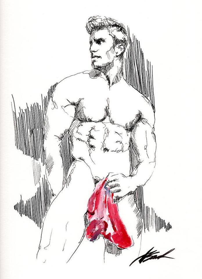 enchantemoimerlin:     Brenden Sanborn  The red shirt