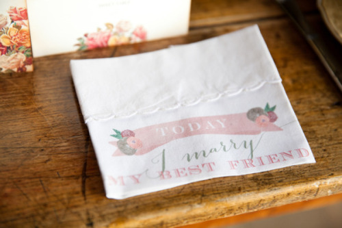 Floral wedding stationery by Anista Designs