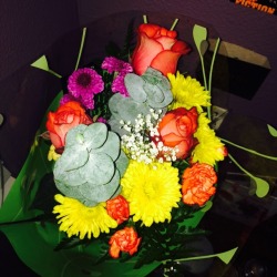 lol I got flowers yesterday