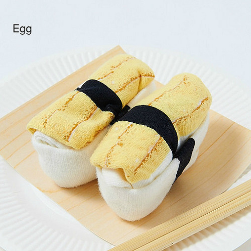 Sushi socks (sign up to get ŭ coupon) (70% sale!)  