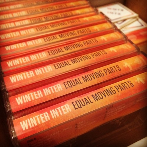 Second run of cassette tapes for #EqualMovingParts Winter inter debut album is here in time for the 