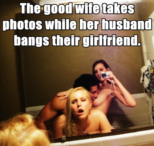 bgjust4fun:  cuckqueanwifecuckcakegf:  Follow me for more stuff like that  BGJust4Fun        This is AWESOME!!! Bring the camera darlin. Let’s make her scream with pleasure!!! 
