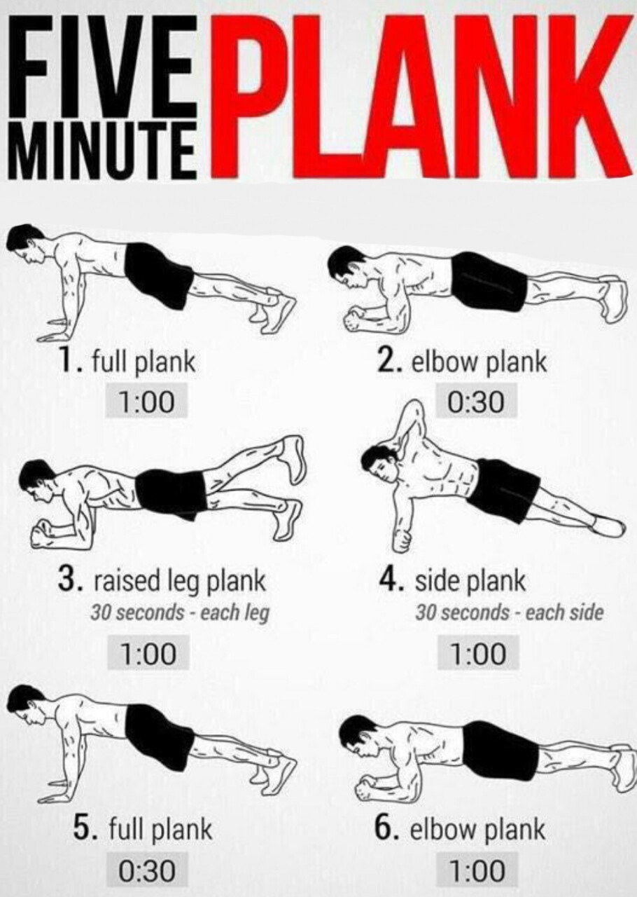 Zegevieren sarcoom Gezichtsveld DIARY OF A RUNNER — glennthegreatfitness: FITNESS: Five Minute Plank ...