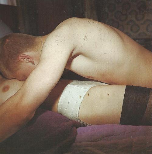 raveneuse:Nan Goldin Skinhead having sex, London, England, 1978.