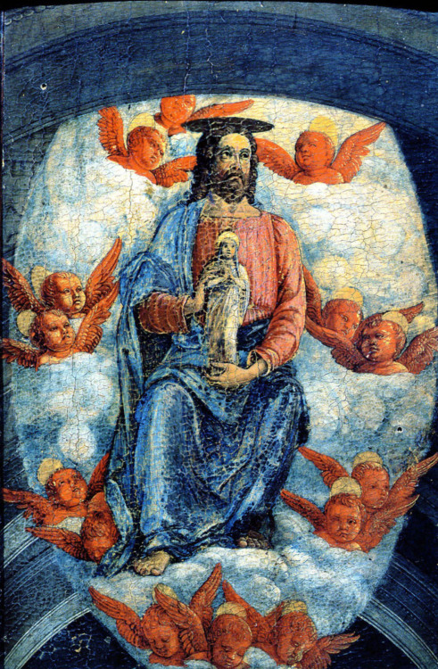 artist-mantegna:Christ with the soul of the Virgin, 1506, Andrea Mantegnawww.wikiart.org/en/