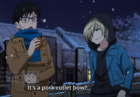 akaname-tanuma:   Honestly Yurio was so precious this episode??? His angry thing is seeming more and more like fun rivalry than hate. I mean. His reaction to his own great performance was    Excited and lighthearted, and though he did make a callout to