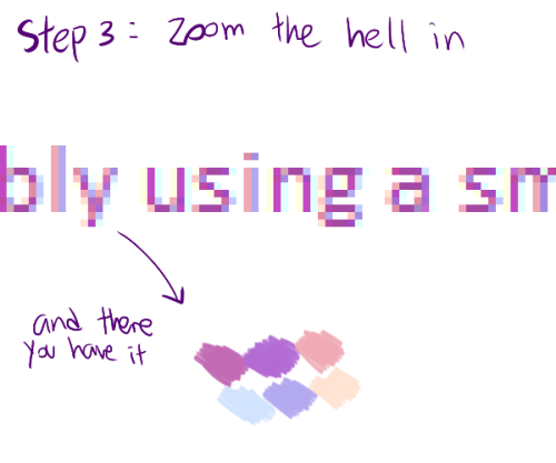 nightmargin:  something I accidentally discovered today! (I’d imagine a lot of color theory stuff was involved with computer fonts that makes them readable and not all pixelated)