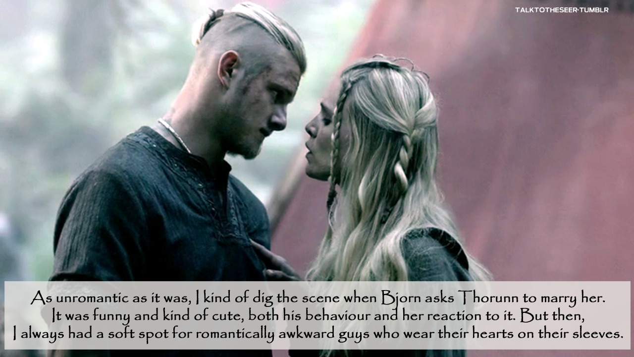 Vikings: Bjorn Asks Porunn to Marry Him (Season 3, Episode 2