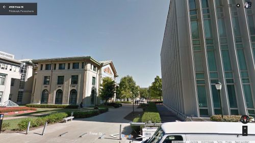 streetview-snapshots: Carnegie Mellon University from Frew Street, Pittsburgh