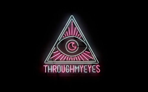 redlipstickresurrected:David B Anthony (American, USA) - Through My Eyes, 2017  Neon Signage